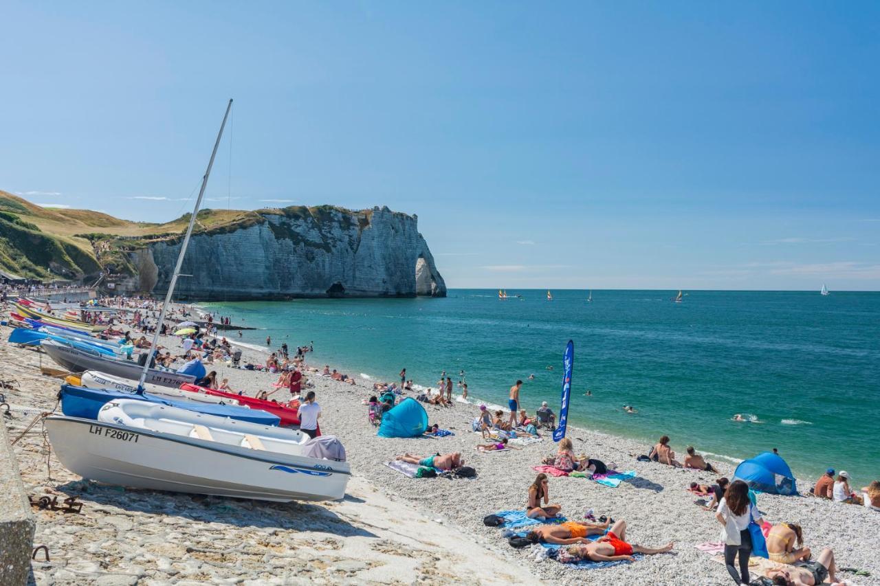 La Belle Vue Le Diamant Des Yeux Mer Et Golf Front Mer Étretat Buitenkant foto
