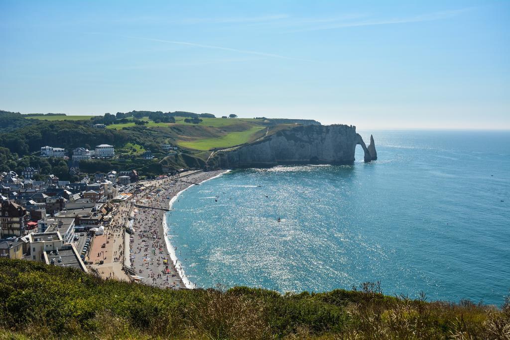 La Belle Vue Le Diamant Des Yeux Mer Et Golf Front Mer Étretat Buitenkant foto